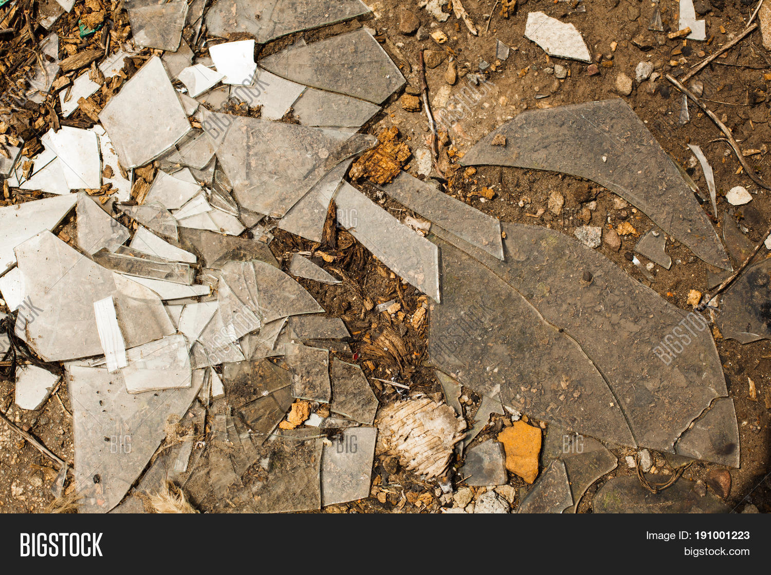 Broken Glass On Ground Image & Photo (Free Trial) Bigstock