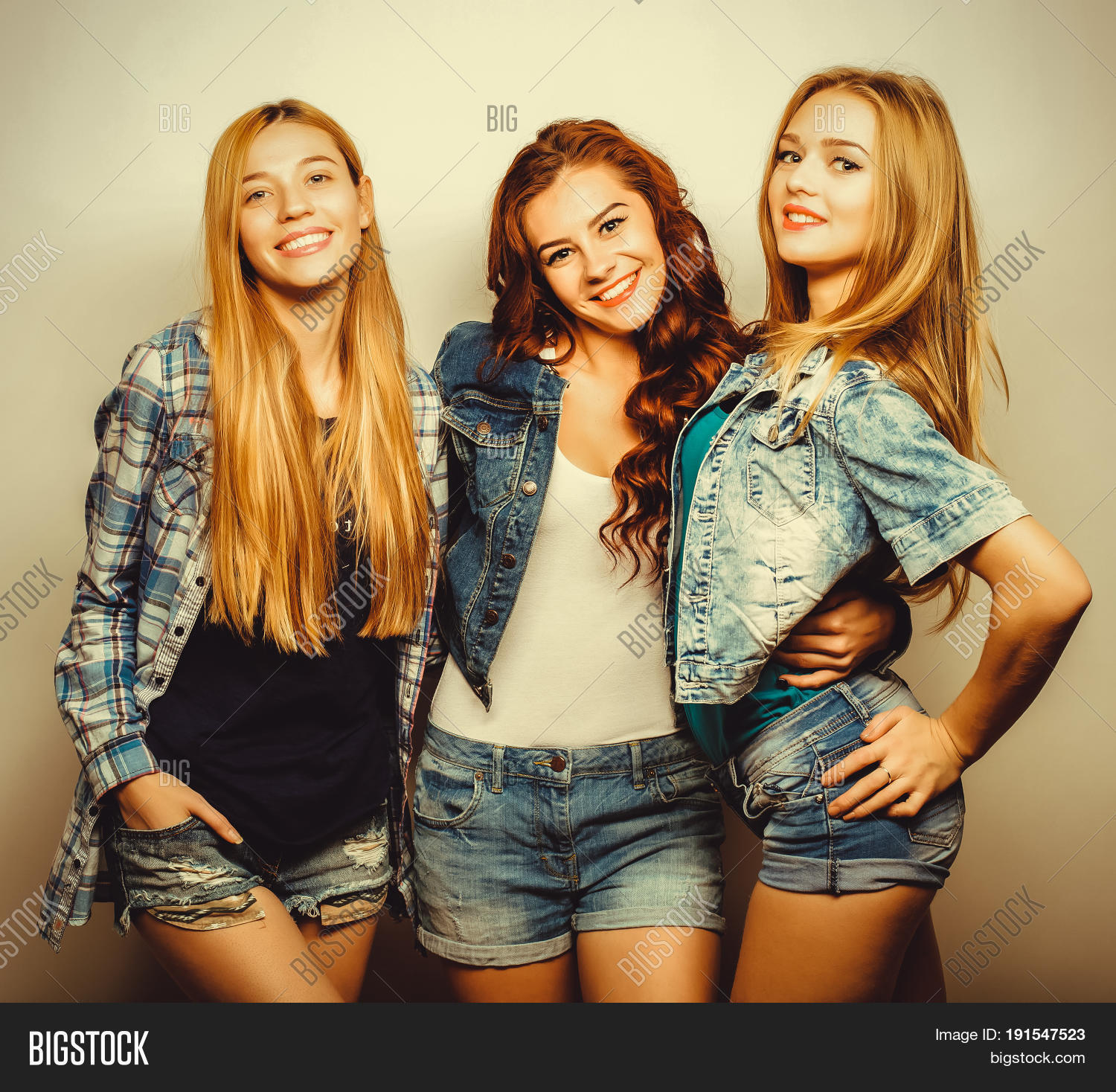Three Best Friends Image & Photo (Free Trial) | Bigstock