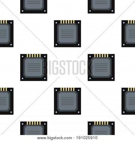 Modern multicore CPU pattern seamless flat style for web vector illustration
