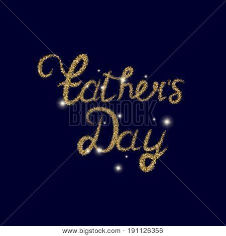 Happy Fathers Day.Happy fathers day card retro type font.