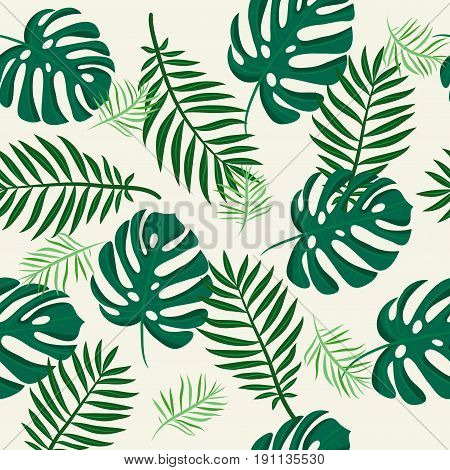 Seamless Tropical Pattern