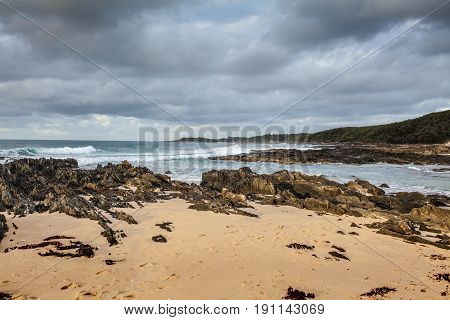 Beautiful seascape in Cape Conran, Victoria, Australia.