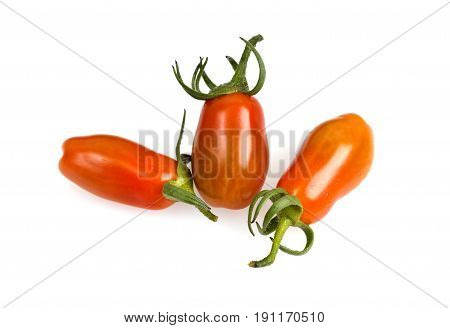 Perino tomatoes freshly picked from the veggie garden