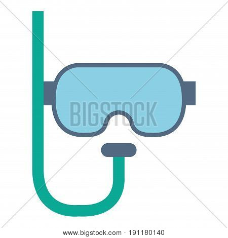 diving googles isolated icon vector illustration design