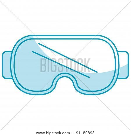 diving googles isolated icon vector illustration design