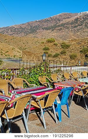 Table  In Todra Gorge  Morocco