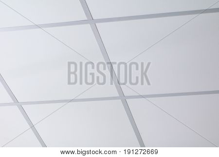 ceiling panel white old with copy space for add text