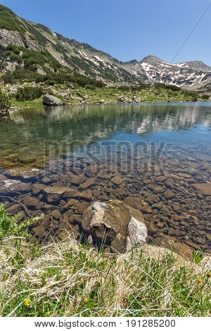 Amazing landscape of Demirkapiyski chuki and Dzhano peaks, Popovo lake, Pirin Mountain, Bulgaria