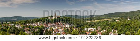 Panorama of the village of Koenigstein Hesse Germany