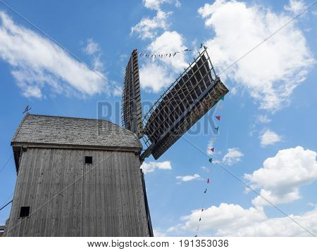windmill in the small village of weseke