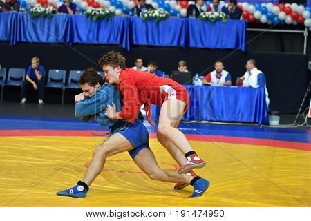 Orenburg, Russia - 29 October 2016: Boys Competitions Sambo