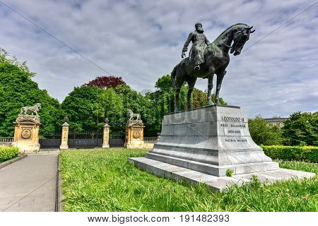 Leopold Ii Statue - Brussels, Belgium