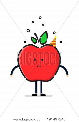 Fruit Vector, Mbe Styled, Flat Icon