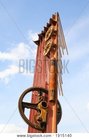 Abstrakte Rusty Bau
