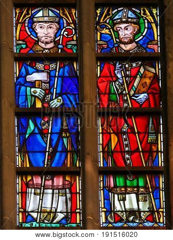 Stained Glass - Catholic Saints