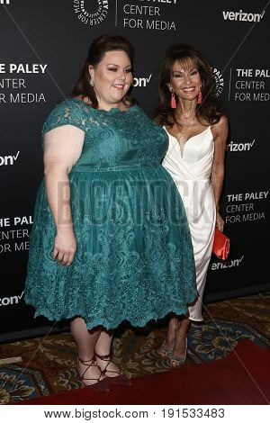 NEW YORK - MAY 17: Chrissy Metz (L) and Susan Lucci attend The Paley Honors: Celebrating Women in Television at Cipriani Wall Street on May 17, 2017 in New York City.