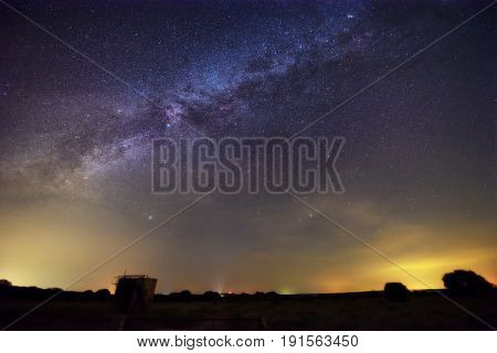 Milky Way Over Summer Night Sky, Texas