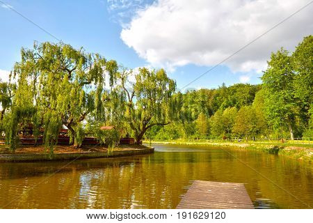 Beautiful landscape in Southern Poland near Trzebnica