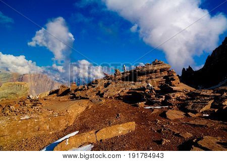 Ziyarat in Schalbus-Dag mountain at Dagestan Caucasus Russia