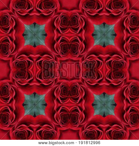 Abstract decorative flower background. Seamless colorful pattern.Ornamental pattern.