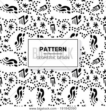 Ethnic floral seamless pattern. Abstract ornamental pattern