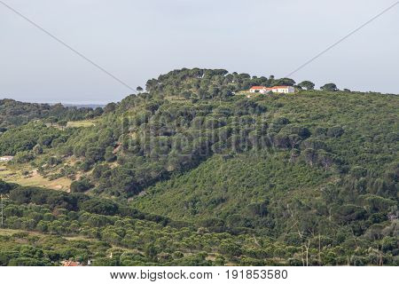 Farm House Over A Hill In Santiago Do Cacem