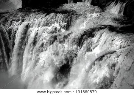 Large powerful waterfall water fall Shoshone Falls beauty amazing epic
