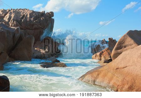 Rocky Beach Under the Sun 