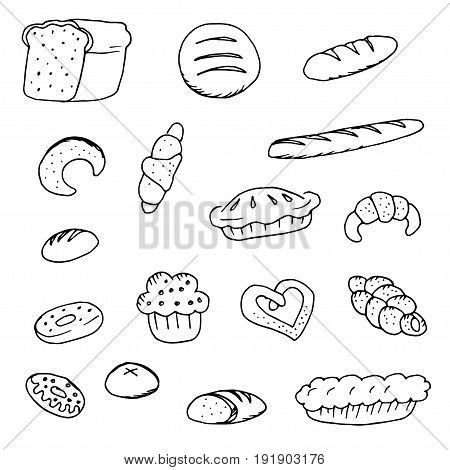 Doodle bread bread donuts bread and bagels