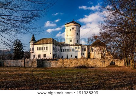 Medieval castle Budatin near by Zilina central Europe Slovakia.