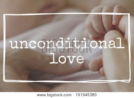 Family parentage home love together word