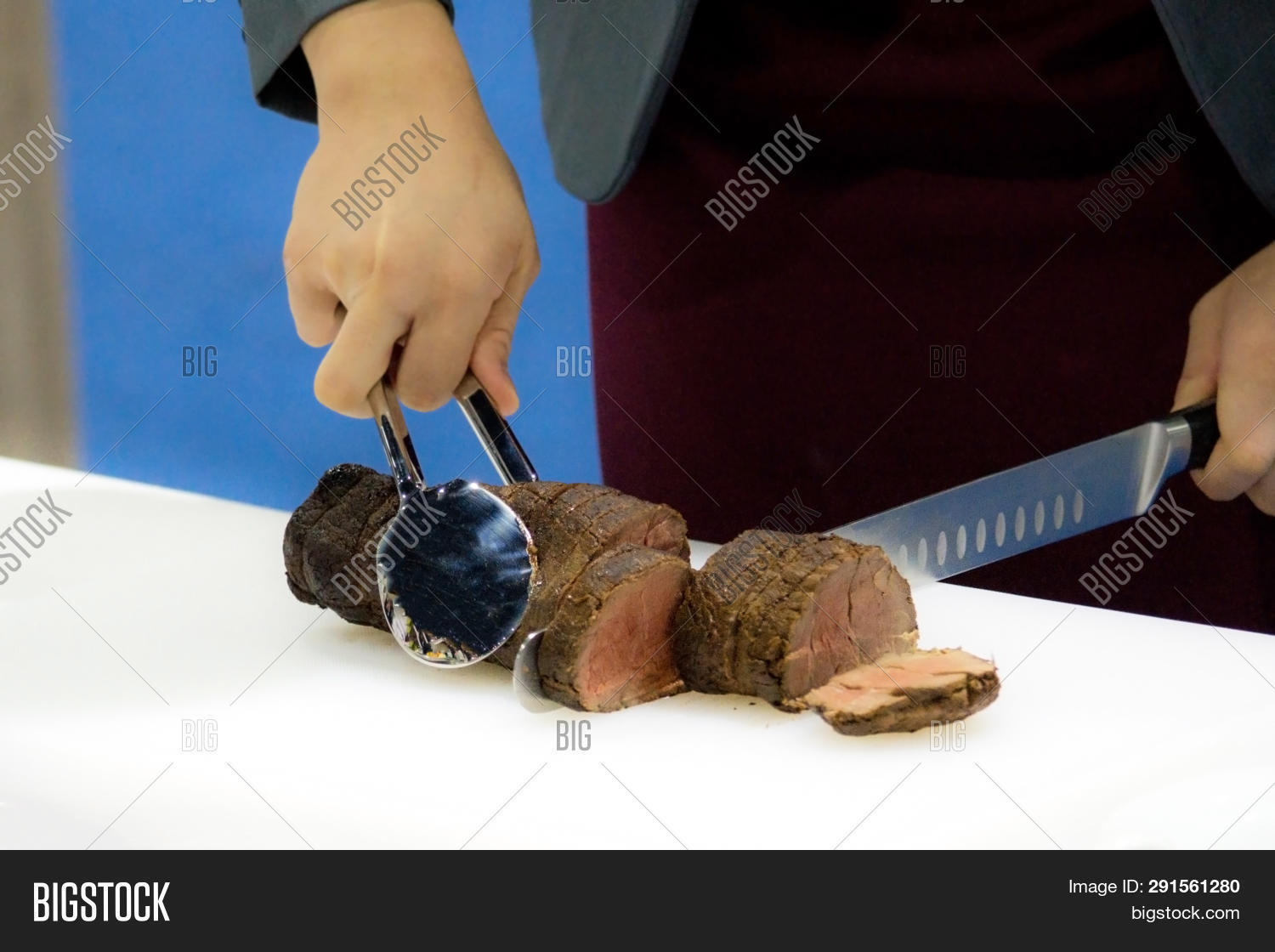 Roast Beef Slice, Chef Image & Photo (Free Trial) Bigstock