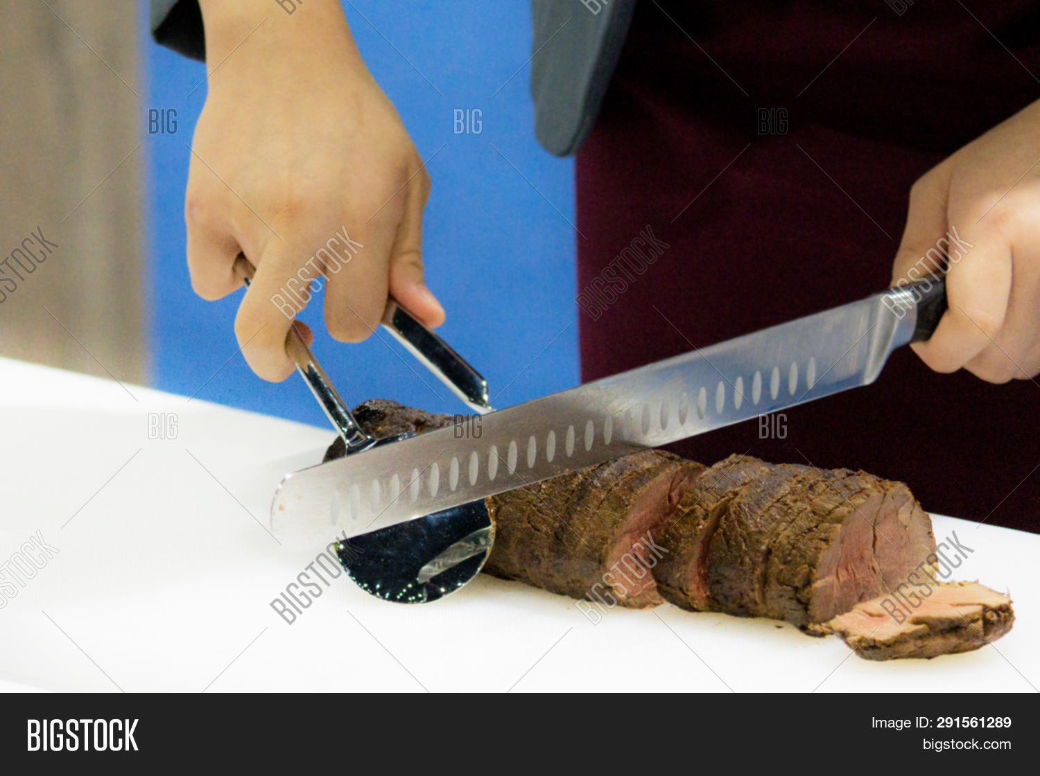 Roast Beef Slice, Chef Image & Photo (Free Trial) Bigstock