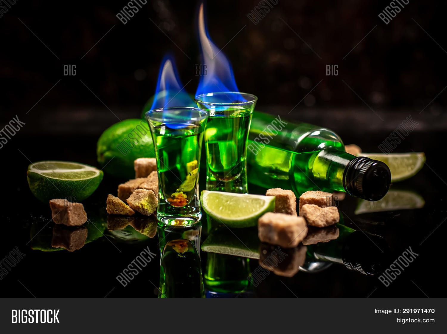 Absinthe Shots Sugar Image & Photo (Free Trial) Bigstock
