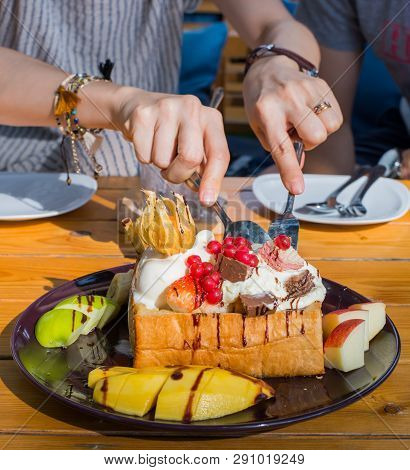 Weet Dessert And Cake For Coffee Brake. Delicious Food For Fat People.