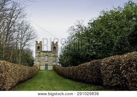 Esher, Surrey, Uk - March 11: Picture Of Belvedere Tower On March 11, 2018 In Esher, Surrey, United 