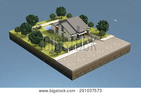 Low Poly 3d Rendered house Vector Illustration Idea Low Poly 3d Rendered house Vector Illustration Idea