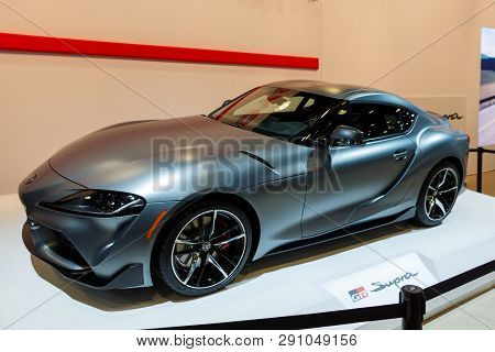 Vancouver, Canada - March 2019 : Toyota Supra, Taken At 2019 Vancouver Auto Show
