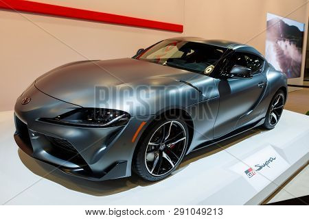 Vancouver, Canada - March 2019 : Toyota Supra, Taken At 2019 Vancouver Auto Show