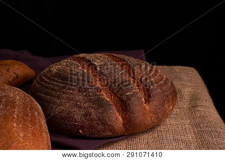 Breads Concept Of Teasty Home Food Close Up On Table