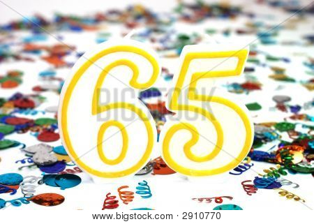 庆祝蜡烛-65 号