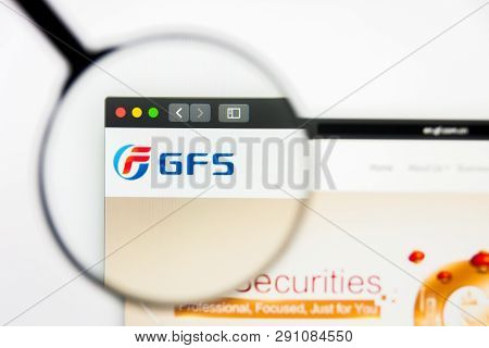 Los Angeles, California, Usa - 23 March 2019: Illustrative Editorial Of Gf Securities Website Homepa
