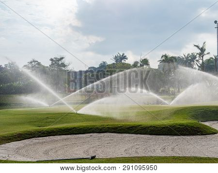 Irrigation Of Golf Course In Tropical Setting In Malaysia.