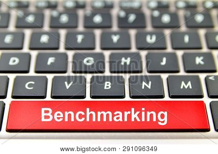 Benchmarking Word On Computer Keyboard, 3d Rendering