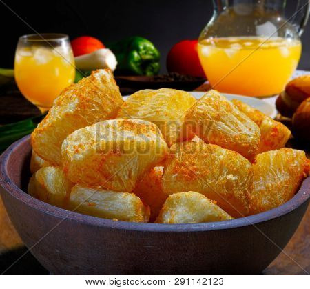 Delicious fried cassava