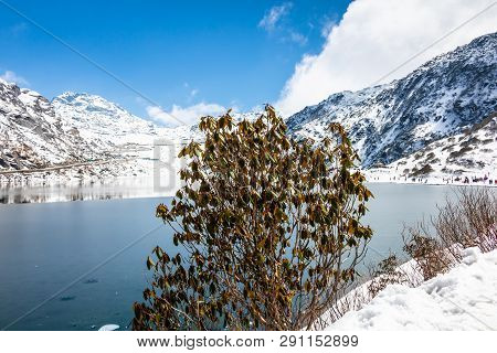 Tsomgo ( Changu ) Lake Going To Frozen, This Beautiful Himalayan Lake Obviously Fascinate You With A