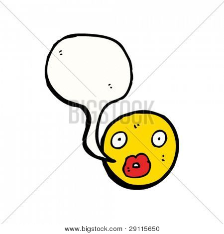 pouting 唇と絵文字顔