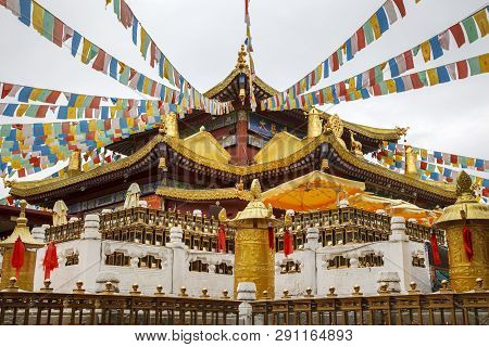 China, Hainan Island, Sanya, - December 1, 2018: Nanshan Buddhist Cultural Park, Editorial.
