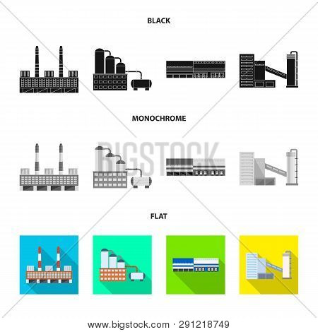 Vector Design Of Production And Structure Sign. Set Of Production And Technology Stock Vector Illust