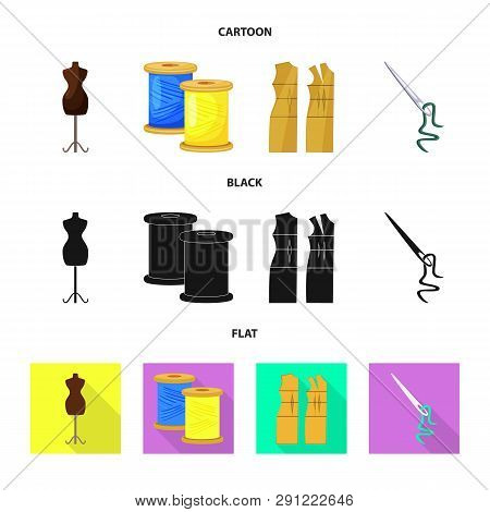 Vector Design Of Craft And Handcraft Symbol. Collection Of Craft And Industry Vector Icon For Stock.